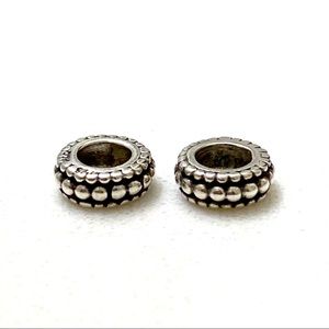 2 Pandora spacer charms - Sterling Silver